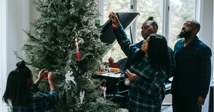 A Magical and Charitable Skinny Christmas Tree